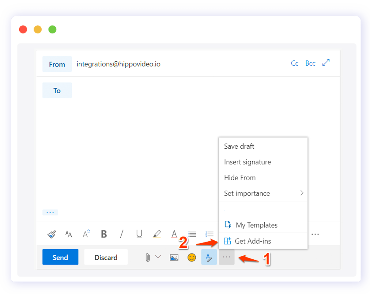 send videos using outlook